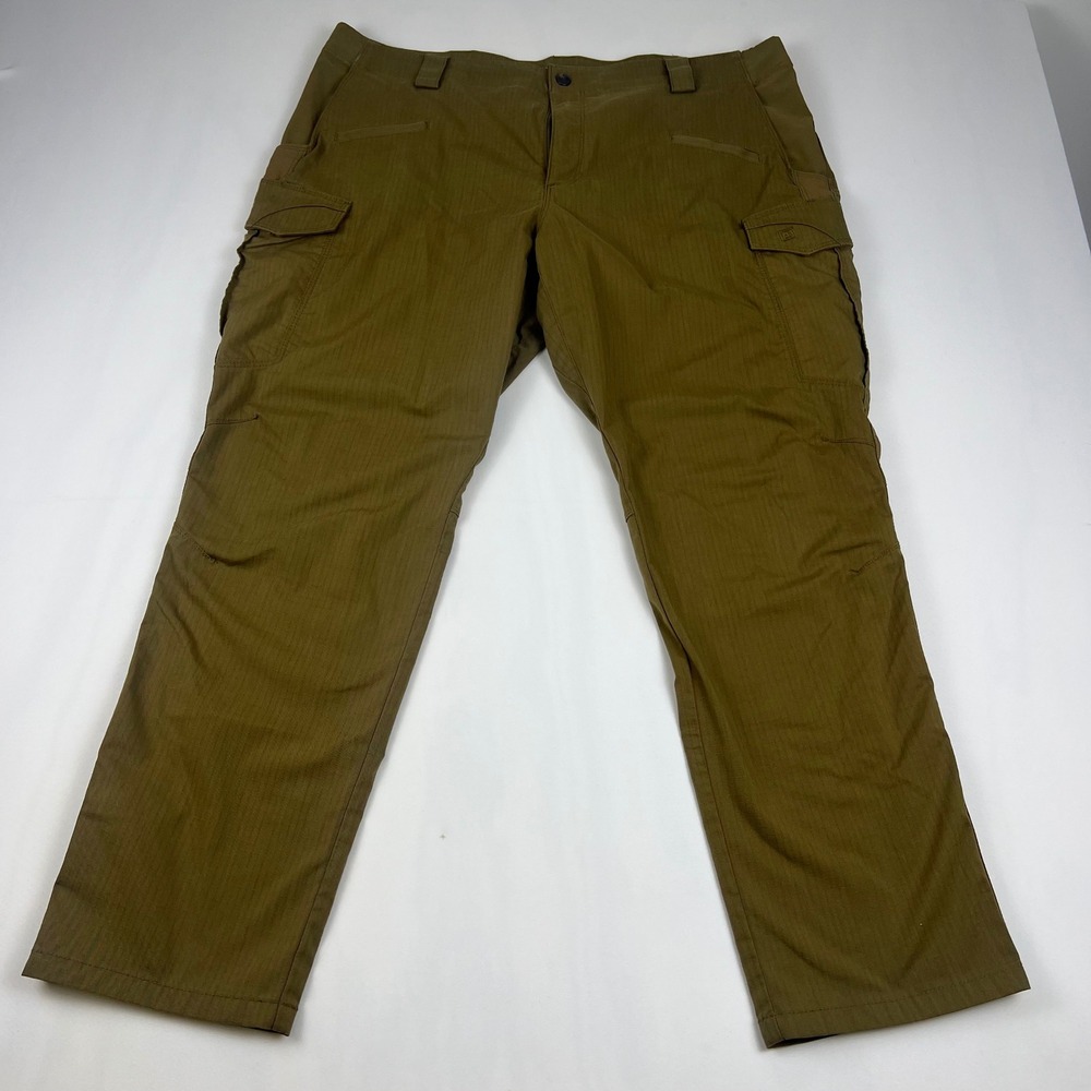 5.11 Tactical Cargo Pants 40x30 Tan Ripstop Utility Workwear Good Condition